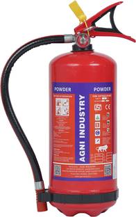 AGNI INDUSTRY Fire ABC Powder Type 4 Kg Fire Extinguisher Mount