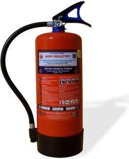 AGNI INDUSTRY Fire ABC Powder Type 2 Kg Fire Extinguisher Mount