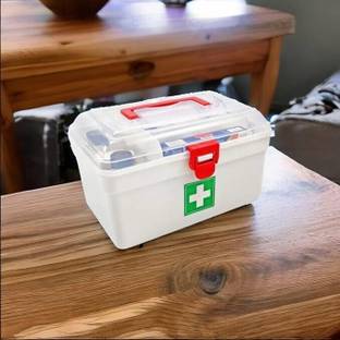 mrquee JCG Rectangular Medicine Box, Medical Box, First aid Box, Multi Purpose Box First Aid Kit