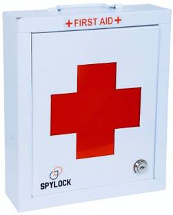 Spylock High Grade Metal First Aid Box Emergancy Medical Box First Aid Kit Wall Mountble First Aid Kit