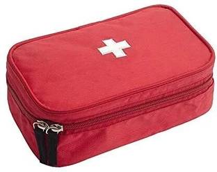 SOLACE HYGIENE First Aid Kit Bag,Medicine Storage Box |Perfect For Travel, Camping, Home, Red First Aid Kit