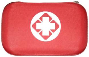 VARNIRAJ IMPORT & EXPORT 46Pcs First Aid Kit with All Items for Travelling Outdoor Home with Portable Bag First Aid Kit