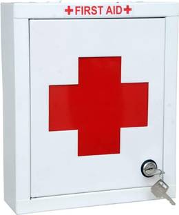 Vrushti First aid box kit White Emergancy Medical kit Wall Mountable box First Aid Kit
