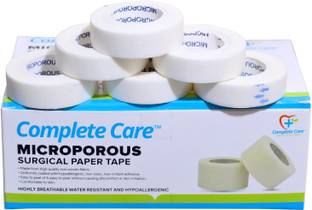 Complete Care Microporous Surgical Paper Tape 1/2 Inch 5 Metter Water Resistant First Aid Tape