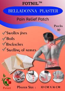 Fotnil BELADONAA PLASTER FOR ARMS & PAIN PATCH IN 1 (10 SHEET) First Aid Tape