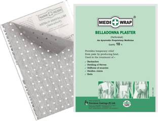 Belladonna Ayurvedic Pain Relief (100 Plasters) First Aid Tape