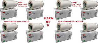 3M Micropore Surgical Tape (1530S-3) - 3 inch x 5.5 yard (7.5cm x 5m), 8 Rolls First Aid Tape
