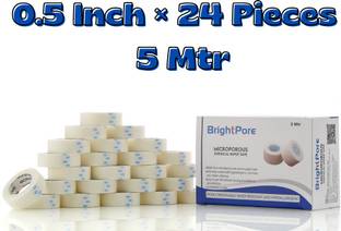 BRIGHTPORE MICROPOROUS SURGICAL PAPERTAPE 0.5 inch × 5mtr First Aid Tape