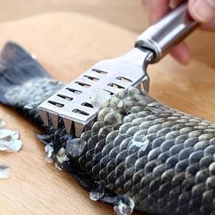 wertyu Fish Scale Remover Scrapper Scaler Cutter Cleaning Tools for Kitchen Fish Scaler Fish Scaler