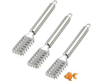 VREPPEN Stainless Steel Fish Skin Remover Scale Scraper, Knife Peeler,Kitchen Fish Tools Fish Scaler