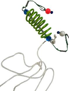 TM PRODUCT 2 Ball fish feeder spring with rope Scent Fish Bait