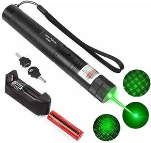 justlook Powerful Laser Light for Kids, Rechargeable Laser Pointer Adjustable Focus Green