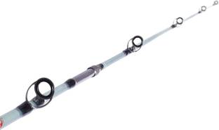 ezzy PremiumEzzy Spinning Rod-Durable, Lightweight,Sensitive,2 Pieces 8 feet(2.4 mtr) New_Supersolid8ft001 White Fishing Rod