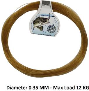 D'Mega Mart Made in Germany Very very soft and strong 0.35 MM Fishing line
