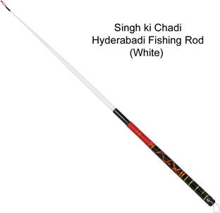 Wish Hunt Hyderabadi Fishing Rod, For Carp Fishing Singh ki chade 3.5ft White Fishing Rod