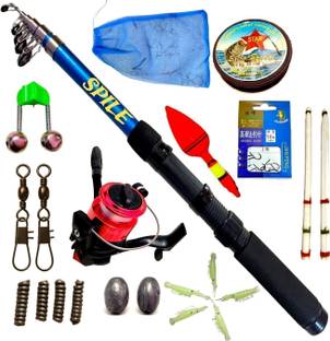 SPILE 210cm fishing set - All-in-One Fishing Kit Blue Fishing Rod