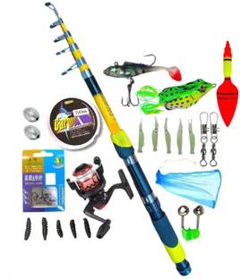 SPRED Mile stone fishing rod and reel set new com Red Fishing Rod