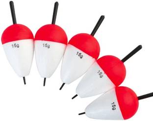 SPYROKING Luminous Foam Soft Eva Fishing Float Bobber Tackle (5PCs) INPUT XY_EFFSK011A105 Red Fishing Rod