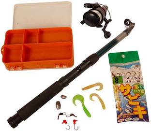 GALLAXY Fishing set combo pack sl 500 ROD - 360 SLL Blue, Black Fishing Rod