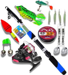 SPRED Fishing stick stylish and fasanable pole 210 cm and reel combo we-1 Multicolor Fishing Rod