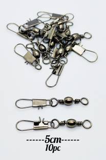 moscow fishing tackles ishing Rolling Swivel with Interlock Snap #2, 10pc Cast Fishing, Fly Fishing, Bait Casting, Angling Snap Swivel