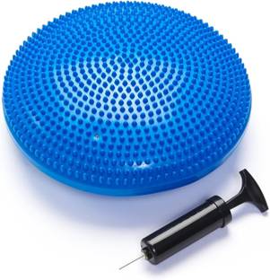 Kinzilla Inflated Stability Wobble Cushion Pad, Yoga Pad with Pump Balance Disc Fitness Balance Board
