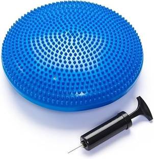 YANSI Inflated Stability Wobble Cushion Pad, Yoga Pad with Pump Balance Disc Fitness Balance Board