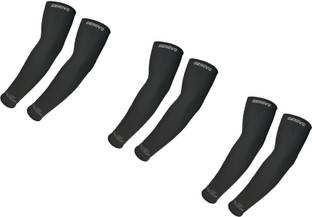DENOVO HiCool Sun Protection Arm Sleeves (Pack of 3 Pairs) Fitness Band