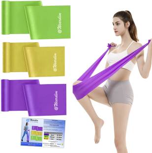 Wearslim Resistance Exercise Loop Band|Pilate Elastic Latex Band for Gym|Yoga Therapy Resistance Band