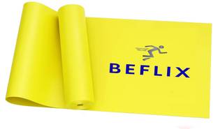 BEFLIX Yoga Band Resistance Exercise Band for Exercise Latex Free Theraband 5 ft Fitness Band