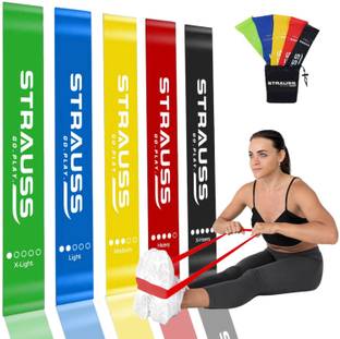 Strauss Latex Resistance Loop Band |Exercise Band | Stretch Band Resistance Band