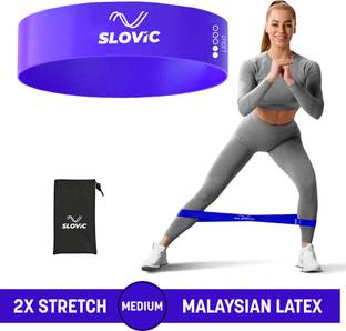 SLOVIC Mini Resistance Loop Band for Full Body Exercises - Blue Resistance Band
