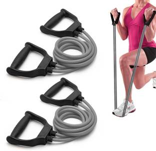Manogyam 2PC-Double-Toning-Tube-Grey Resistance Tube