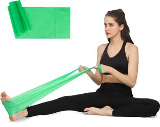 HealthHike Yoga Band Resistance Exercise Band for exercise Latex-Free Theraband 5 ft x 5inch Fitness Band