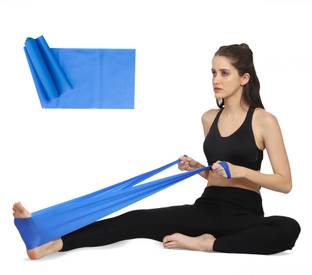 HealthHike Yoga Band Resistance Exercise Band for exercise Latex-Free Theraband 5 ft x 5inch Fitness Band