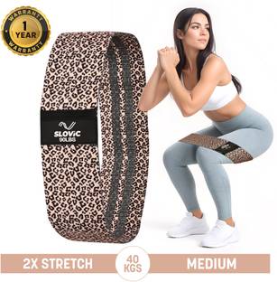 SLOVIC Printed Fabric Resistance Bands for Calisthenics with Workout | Resistance Band