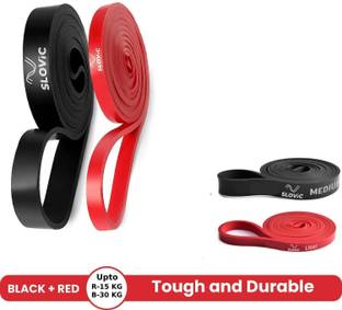 SLOVIC TPE Bands for Workout | Pull Up | Stretching | Heavy Duty Material | Combo Resistance Band