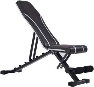 Joyfit Adjustable Flat Incline Benchpress Workouts-Premium Utility Foldable Multipurpose Fitness Bench