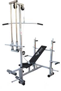 GoFiTPrO Multipurpose Home Gym 20 in 1 (Powder Coated Silver Colour Prin) Multipurpose Fitness Bench