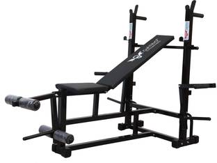 GoFiTPrO 8/1 DOUBLE SUPPORT BLACK Multipurpose Fitness Bench