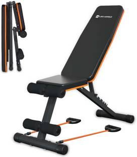 Maxpro MP-AB300 Adjustable Foldable Strength Training Gym Bench for home 250kg Capacity Multipurpose Fitness Bench