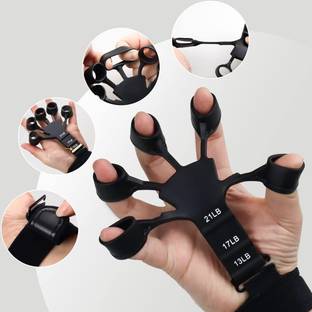 Bvibes Finger Exerciser Finger Stretcher Finger Band Guitar Strength Resistance Tube