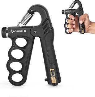 ADONYX Grip Strength Trainer Resistance 10-100KG, Adjustable Forearm Exerciser Hand Grip/Fitness Grip