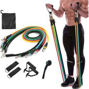 PHAGQU Resistance Bands Set Tubes for Fitness Home Gym Exercise Workout Resistance Tube Hand Grip/Fitness Grip