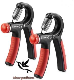 Khargadham 2PC Hand Gripper Strength Trainer with Adjustable resist for Finger, Hand & Wrist Hand Grip/Fitness Grip