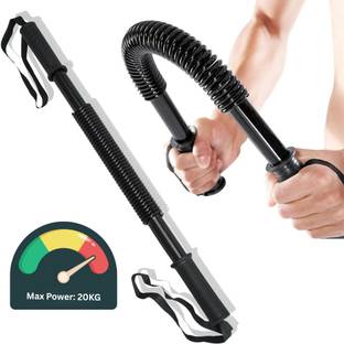 Fitness Scout Power Twister Bar | Upper Body Strength Training Workout for Arm Builder 20Kg Hand Grip/Fitness Grip