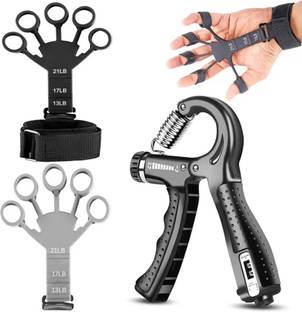 Shopeleven Counter Hand Grip and Finger Grip Exerciser for Hand and Finger Exercise Hand Grip/Fitness Grip