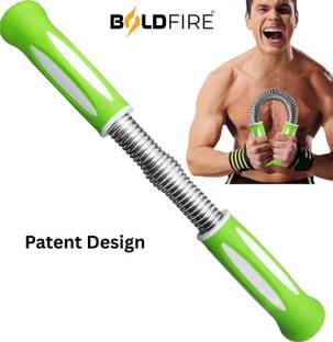 BoldFire MINI Power Twister Bar - Upper Body Exercise for Chest, Shoulder, Forearm, Bicep Hand Grip/Fitness Grip