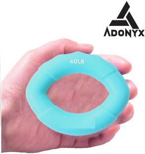 ADONYX Oval Silicone Hand Expander Arm Wrist Exerciser Hand Strengthener Hand Grip/Fitness Grip
