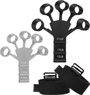 ShopiMoz Finger Gripper- Strengthener for Climbing, Guitar, Forearm, Exerciser for Hand Hand Grip/Fitness Grip